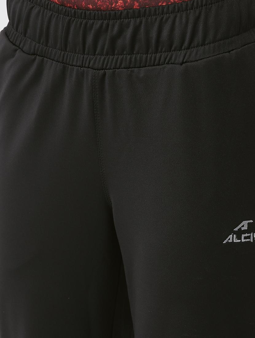 mid rise solid track pants - 17633085 - Zoom Image - 5