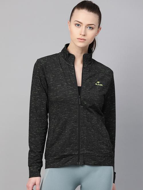 mock neck zipper jacket - 17633089 - Standard Image - 1