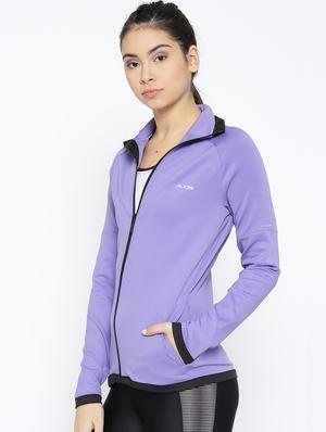 zip up solid jacket - 17633092 - Standard Image - 2