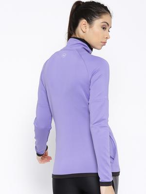 zip up solid jacket - 17633092 - Standard Image - 3