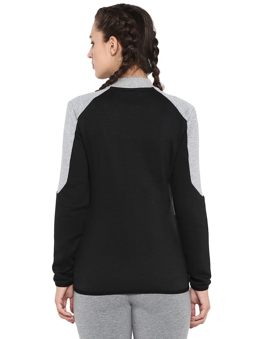 color block zipper jacket - 17633093 - Zoom Image - 3