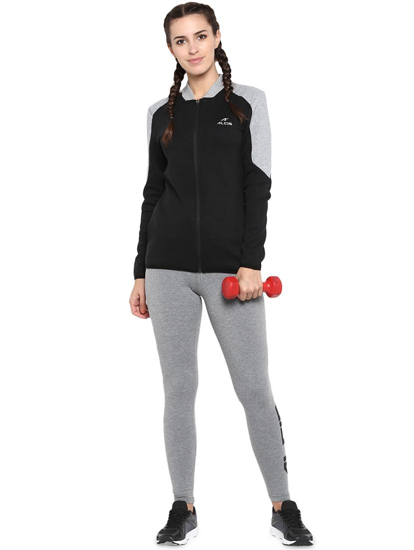 color block zipper jacket - 17633093 - Zoom Image - 4