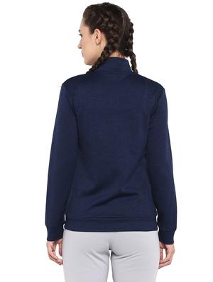 stand collar solid jacket - 17633095 - Standard Image - 3
