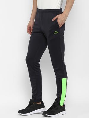 grey solid full length track pant - 17633118 - Standard Image - 2