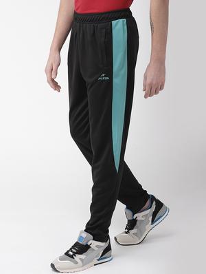black side striped full length track pant - 17633119 - Standard Image - 2