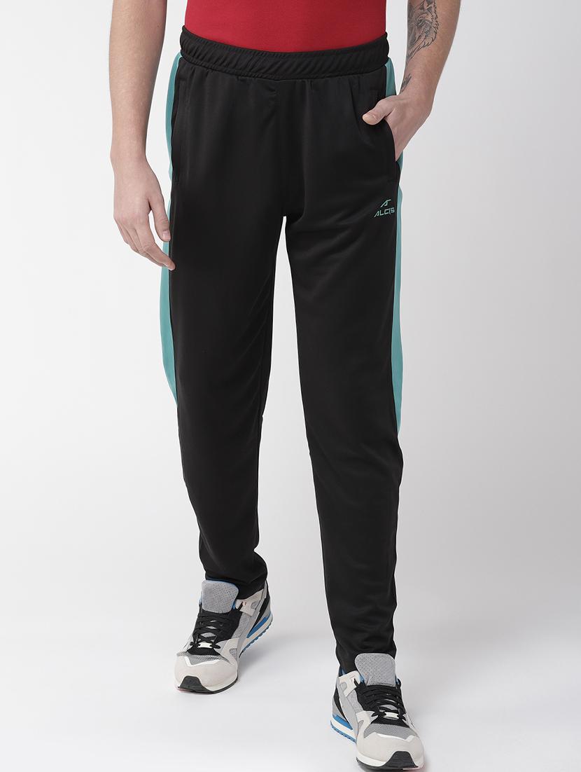 black side striped full length track pant - 17633119 - Zoom Image - 1