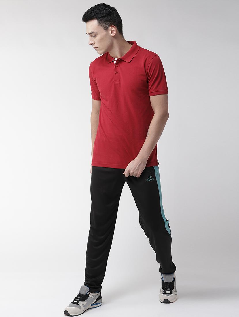 black side striped full length track pant - 17633119 - Zoom Image - 4