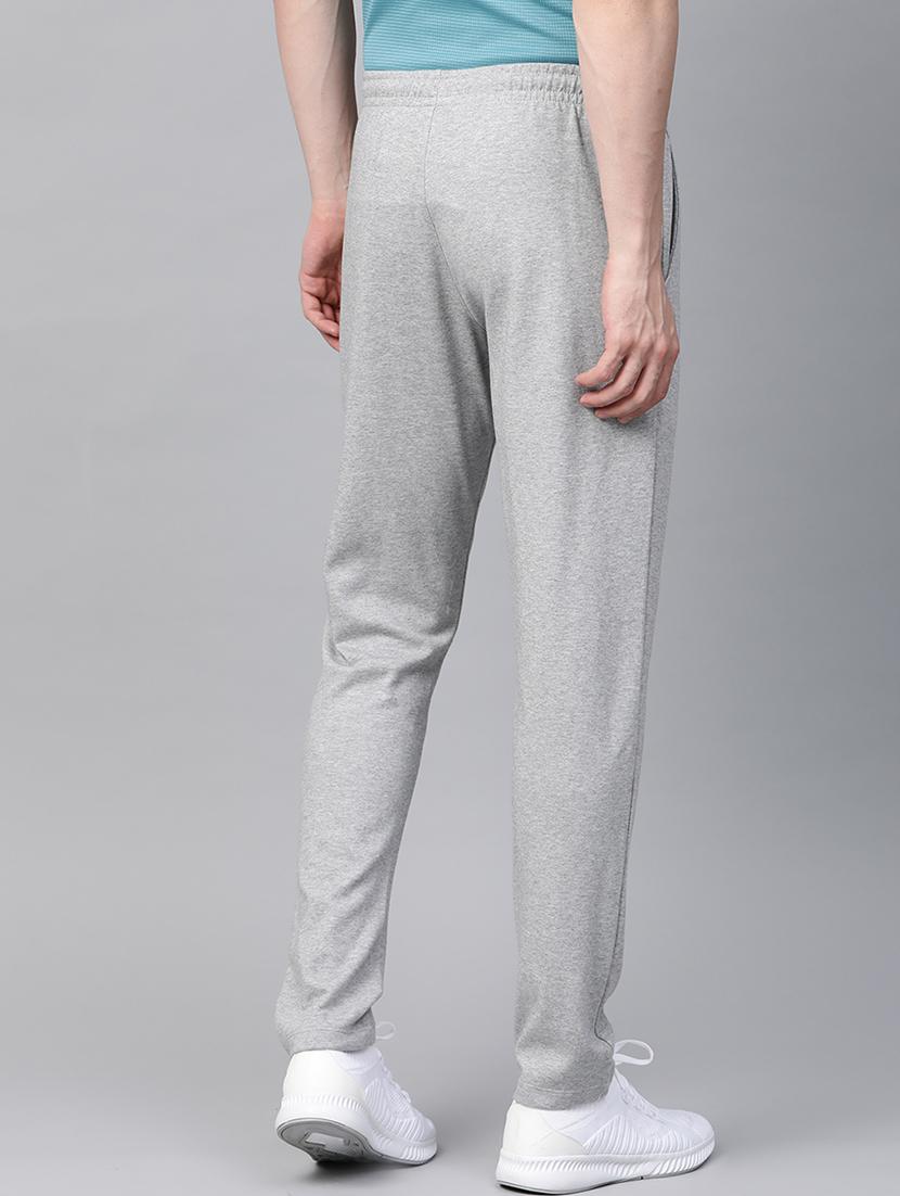 grey printed full length track pant - 17633122 - Zoom Image - 3
