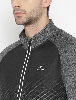 black printed casual jacket - 17633130 - Standard Image - 5