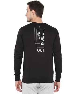 black printed sweatshirt - 17633133 - Standard Image - 4
