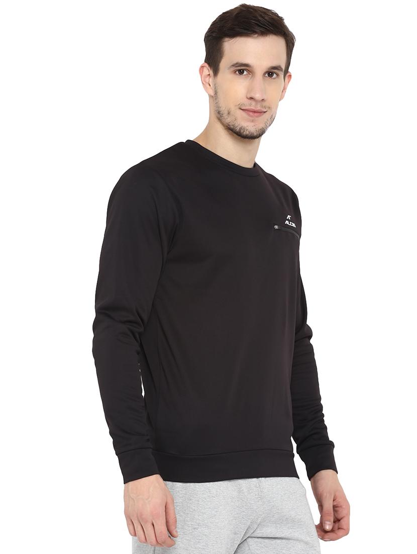 black printed sweatshirt - 17633133 - Zoom Image - 3