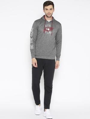 grey printed sweatshirt - 17633136 - Standard Image - 4