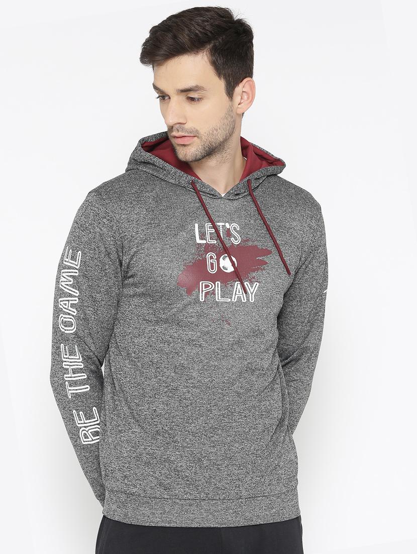 grey printed sweatshirt - 17633136 - Zoom Image - 1