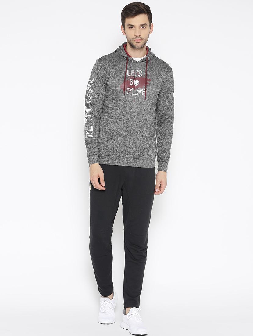 grey printed sweatshirt - 17633136 - Zoom Image - 4