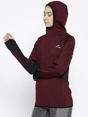 hooded neck solid sweatshirt - 17633137 - Standard Image - 2