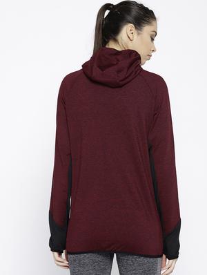 hooded neck solid sweatshirt - 17633137 - Standard Image - 3