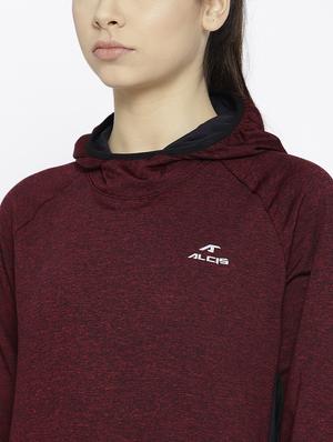 hooded neck solid sweatshirt - 17633137 - Standard Image - 4