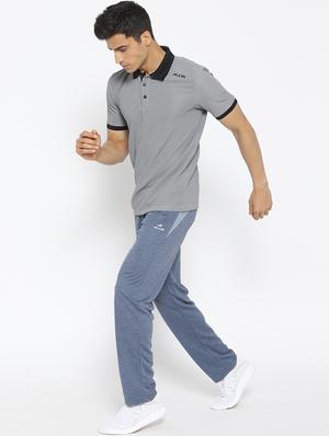 grey striped polo t-shirt - 17633175 - Standard Image - 4