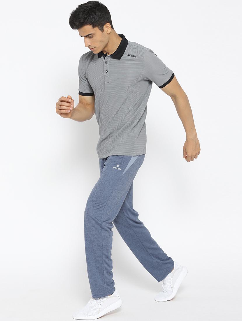 grey striped polo t-shirt - 17633175 - Zoom Image - 4