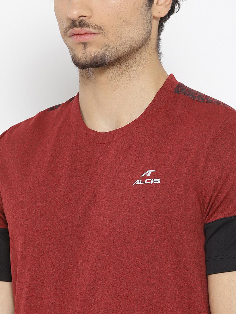 red color block t-shirt - 17633195 - Zoom Image - 5
