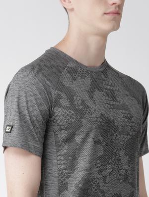 grey printed raglan t-shirt - 17633198 - Standard Image - 5