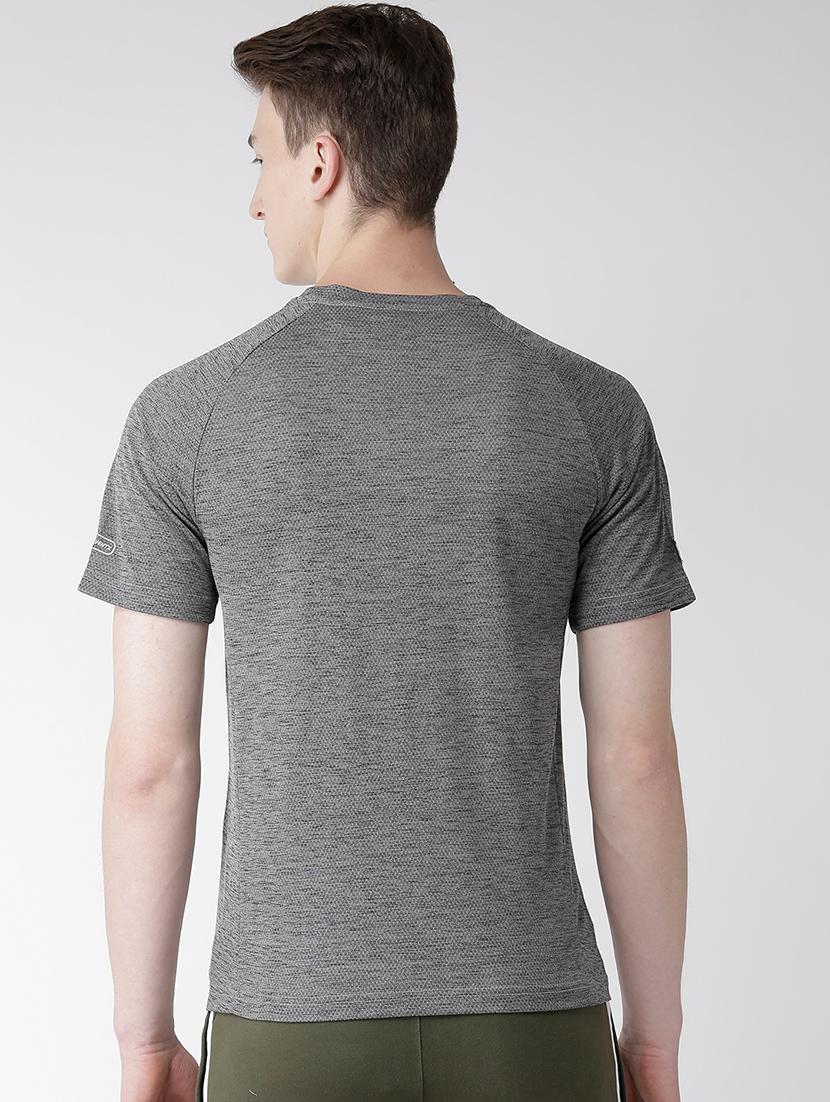 grey printed raglan t-shirt - 17633198 - Zoom Image - 3