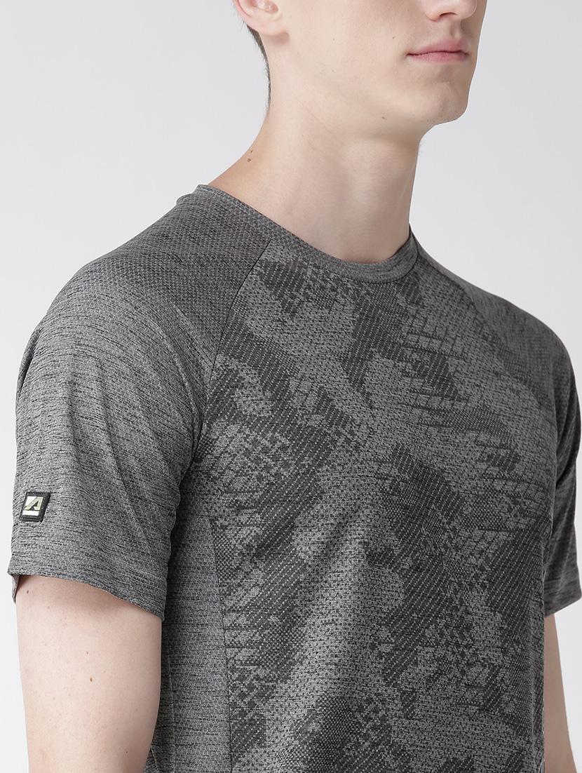 grey printed raglan t-shirt - 17633198 - Zoom Image - 5