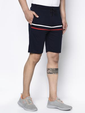 navy blue striped shorts - 17633213 - Standard Image - 2