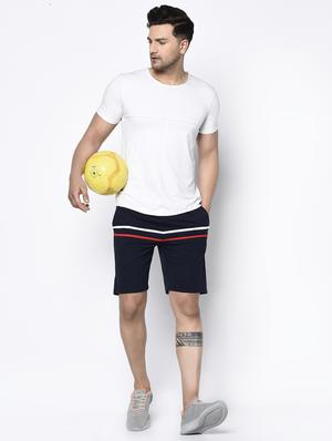 navy blue striped shorts - 17633213 - Standard Image - 4