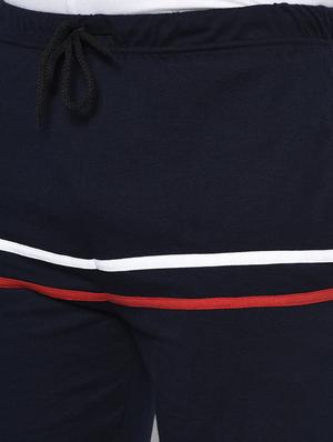 navy blue striped shorts - 17633213 - Standard Image - 5