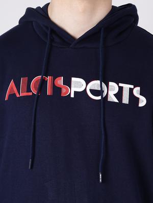 navy blue printed sweatshirt - 17633223 - Standard Image - 5