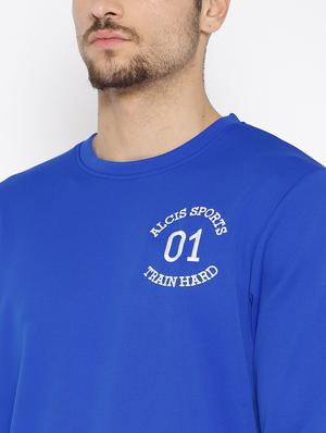 blue printed sweatshirt - 17633224 - Standard Image - 5