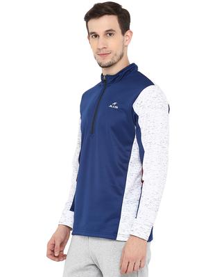 navy blue color block sweatshirt - 17633226 - Standard Image - 2