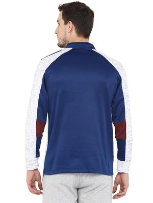 navy blue color block sweatshirt - 17633226 - Standard Image - 3