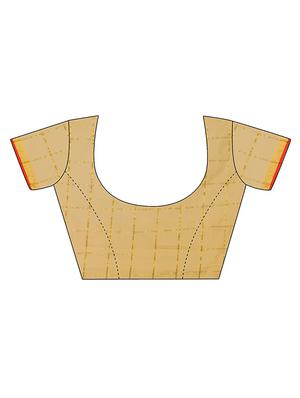 checkered kota doria saree with blouse - 17633230 - Standard Image - 3