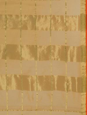 checkered kota doria saree with blouse - 17633230 - Standard Image - 4