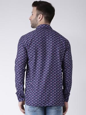 blue printed short kurta - 17633260 - Standard Image - 3