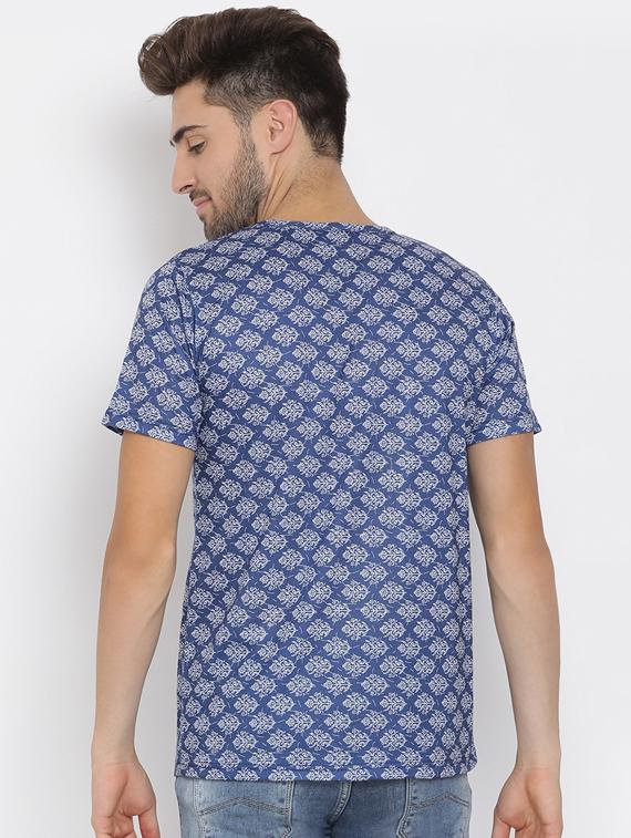 blue printed t-shirt - 17633285 - Zoom Image - 3