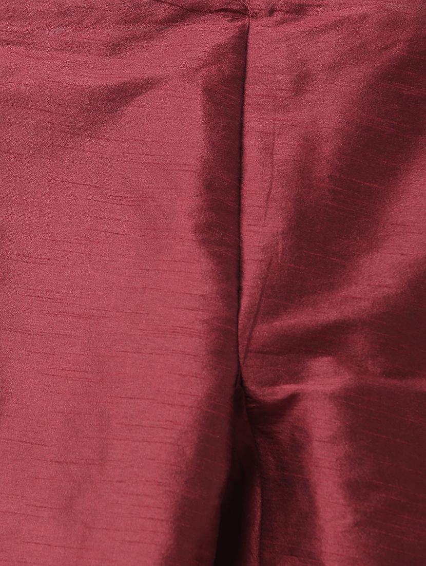 black color solid kurta pyjama set - 17633340 - Zoom Image - 6