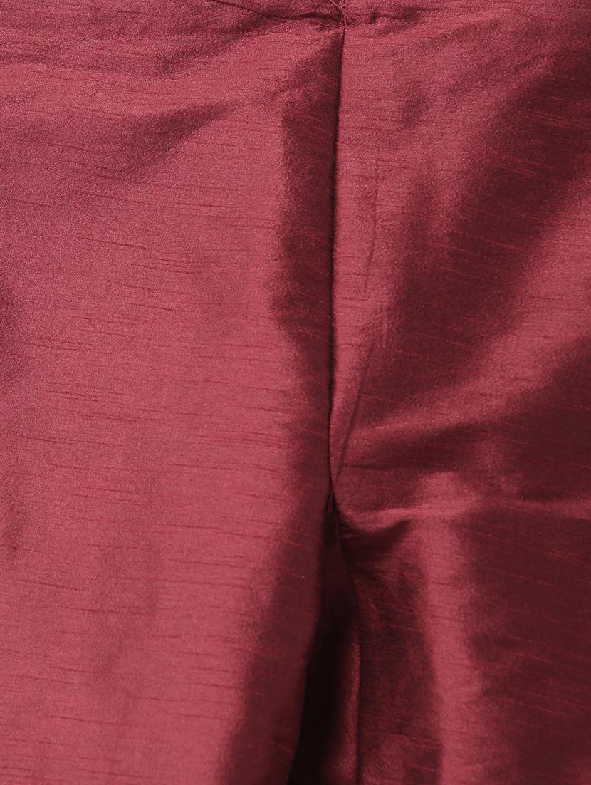 gold color solid kurta pyjama set - 17633352 - Zoom Image - 6