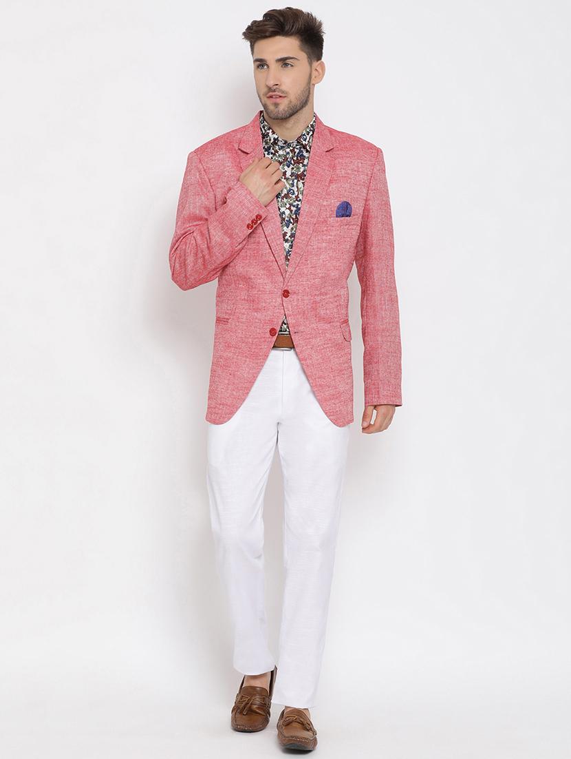 red solid 3 piece suit - 17633372 - Zoom Image - 1