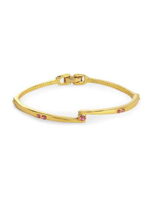 gold metal bangle bracelet - 17633467 - Standard Image - 1