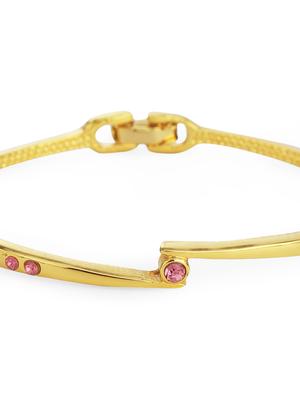 gold metal bangle bracelet - 17633467 - Standard Image - 3
