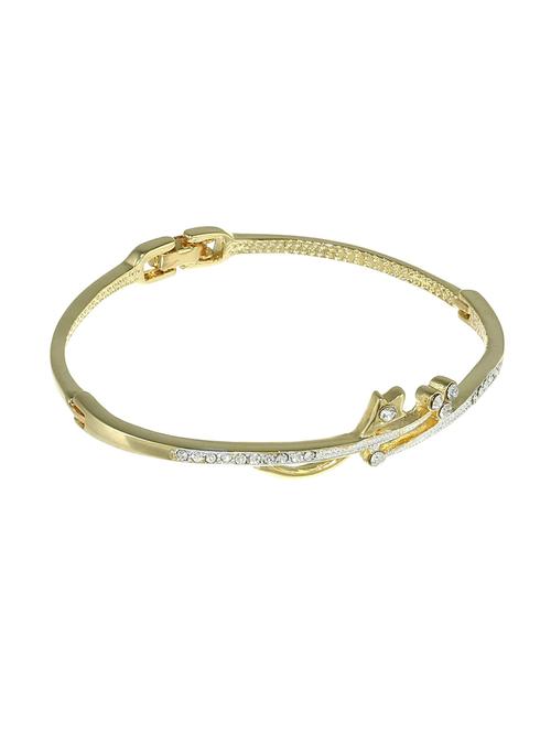 gold metal bangle bracelet - 17633475 - Standard Image - 1