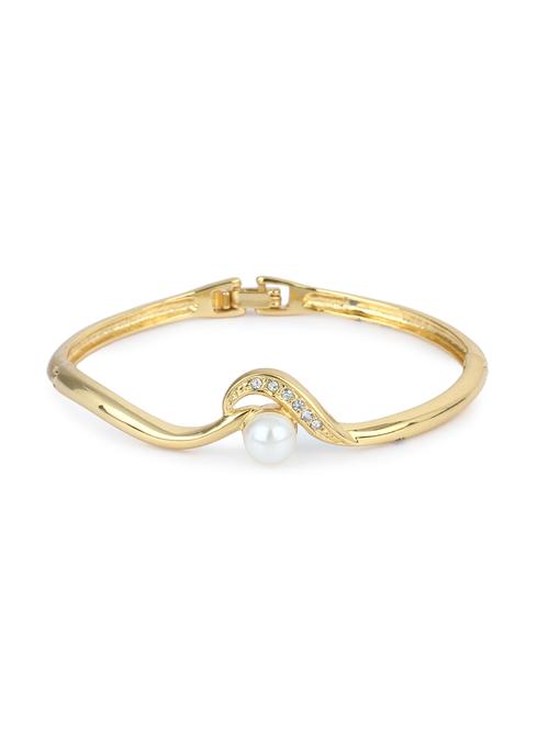 gold metal bangle bracelet - 17633496 - Standard Image - 1