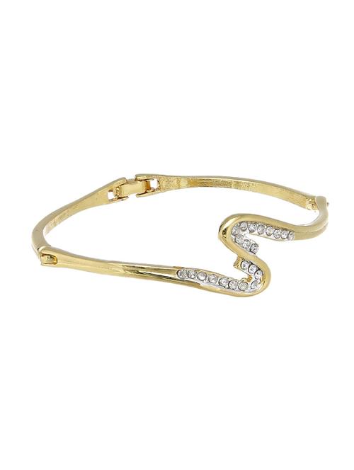 gold metal bangle bracelet - 17633513 - Standard Image - 1
