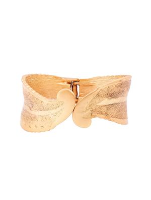 gold metal bangle bracelet - 17633550 - Standard Image - 3