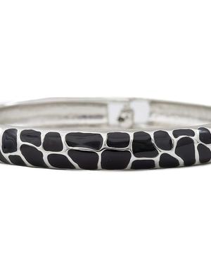 silver metal bangle bracelet - 17633552 - Standard Image - 4