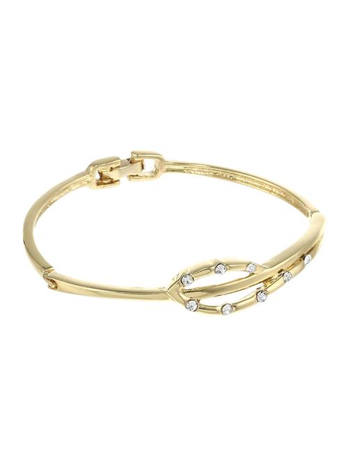 gold metal bangle bracelet - 17633566 - Standard Image - 1