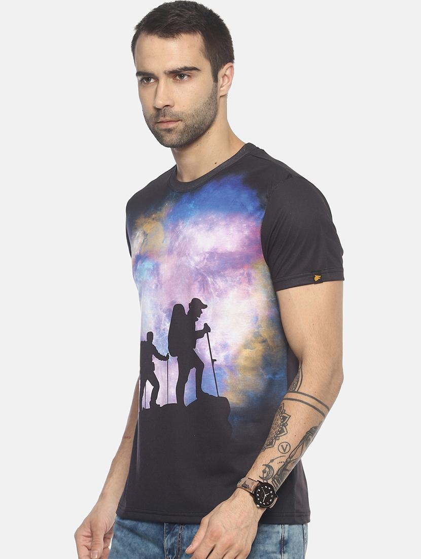 black printed t-shirt - 17633651 - Zoom Image - 2